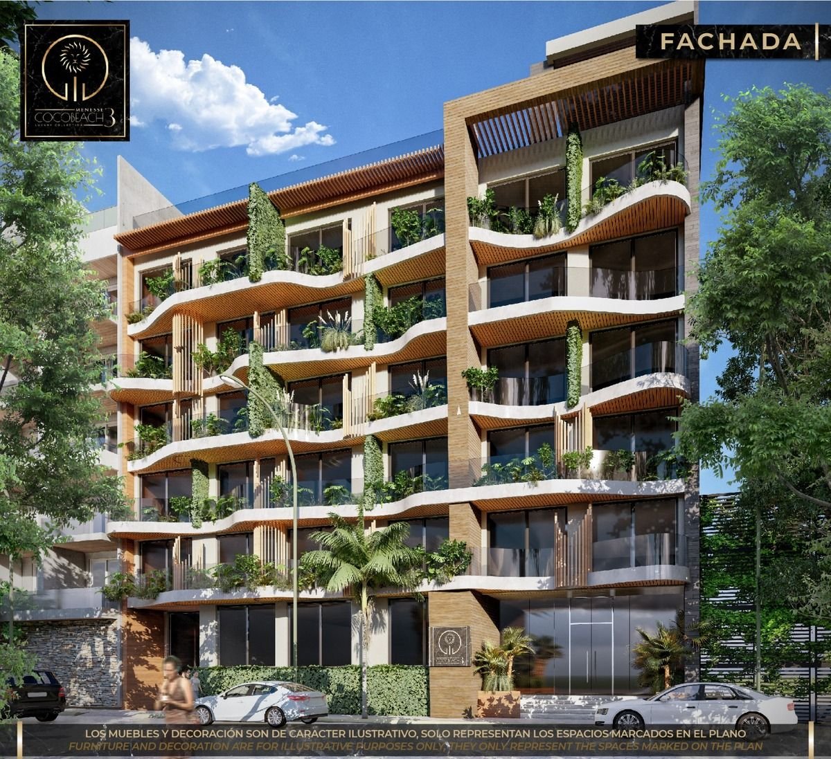 Departamentos en preventa, Cocobeach Menesse,Playa del Carmen