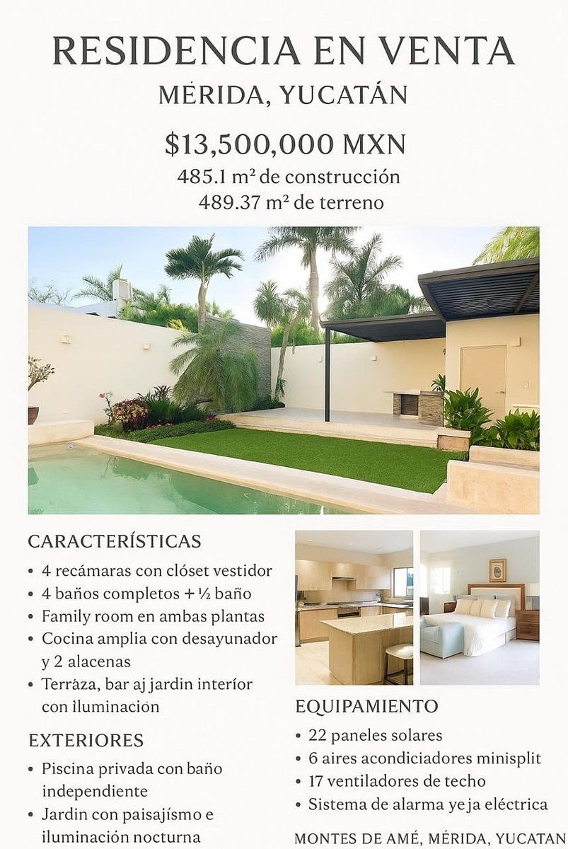 Residencia en Mérida, Yucatán — foto 3