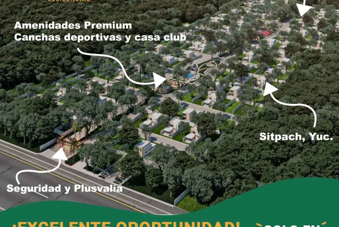 Camelia Privada Residencial, Conkal, Mérida Yucatán, México. — foto 6
